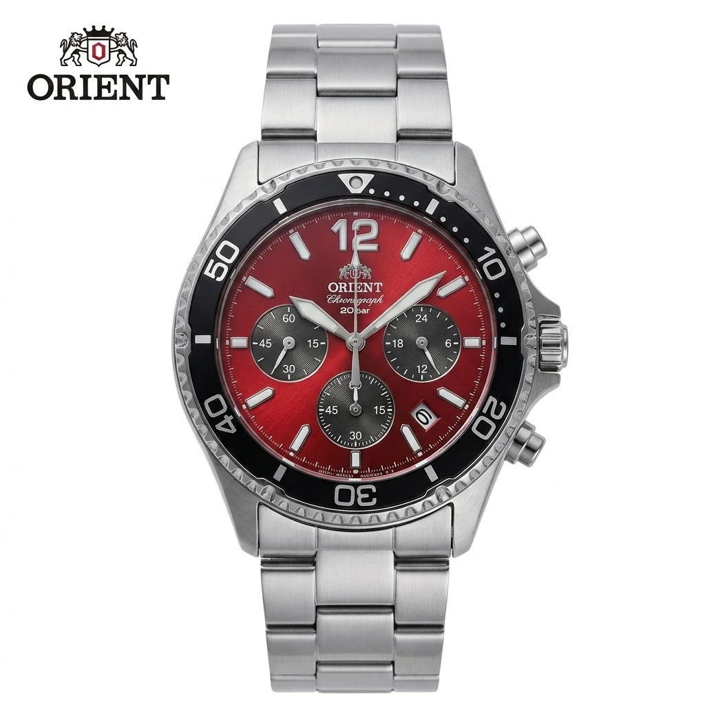 Relógio Orient Mako Solar Cronógrafo