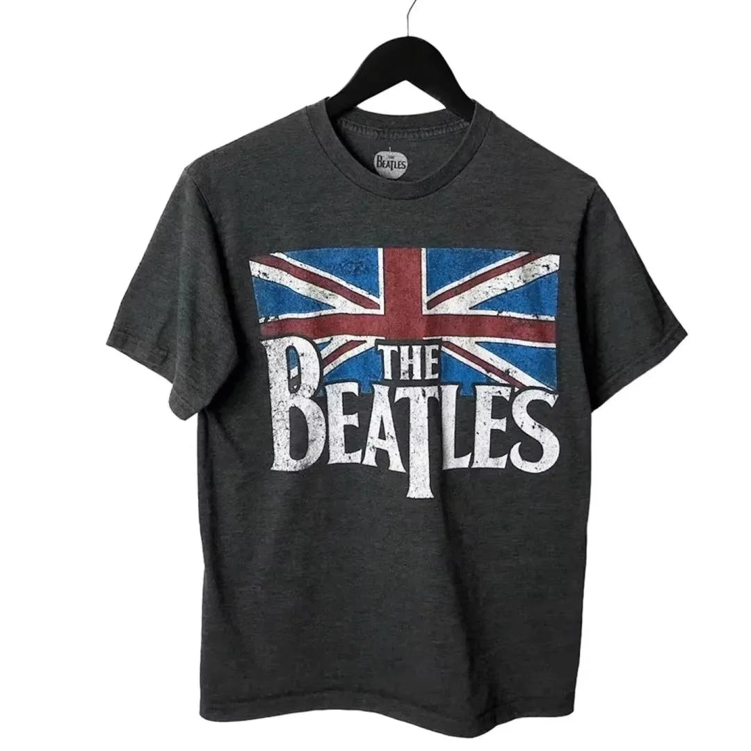 T-shirt The Beatles Union Jack Vintage
