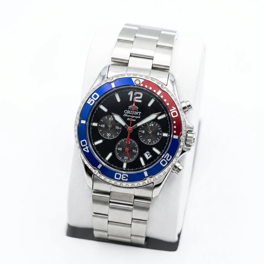 Orient Mako Solar Chronograph Watch