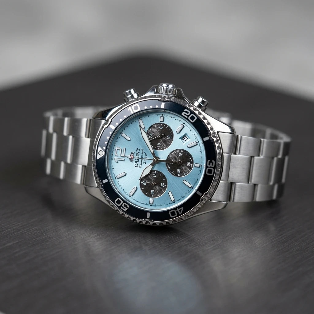 Orient Mako Solar Chronograph Watch