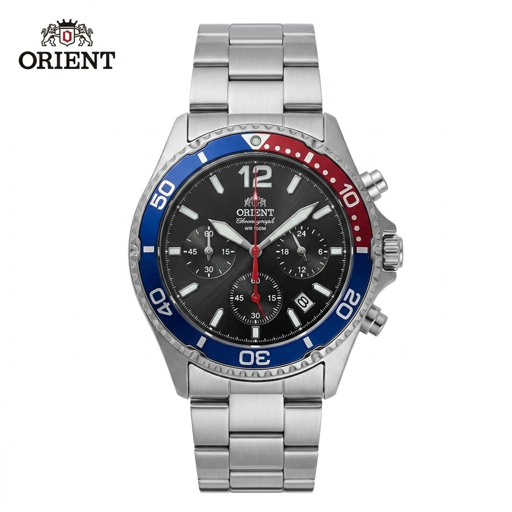 Relógio Orient Mako Solar Cronógrafo